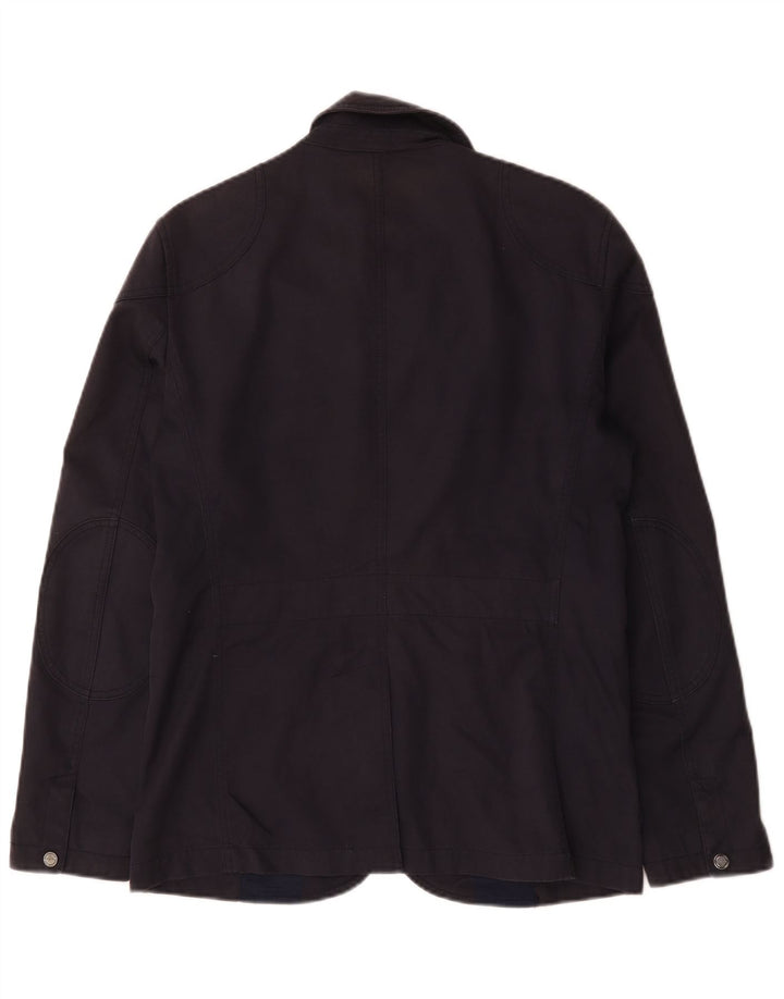 Zara Veste utilitaire pour homme UK 38 Coton bleu marine moyen