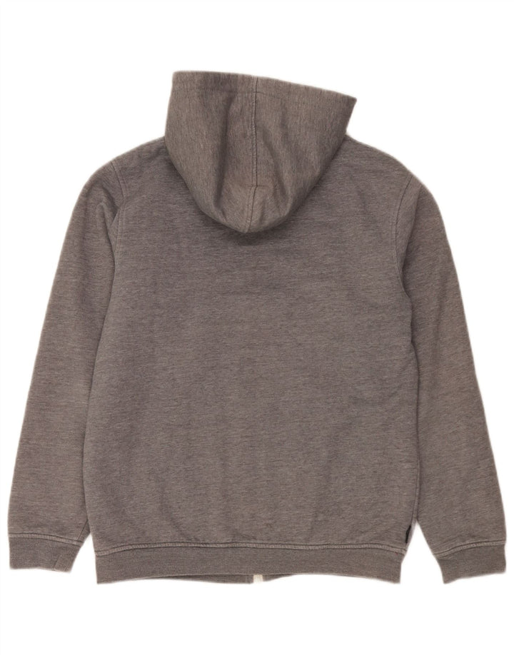 Billabong Pull à capuche zippé graphique pour garçons 15-16 ans Gris Polyester
