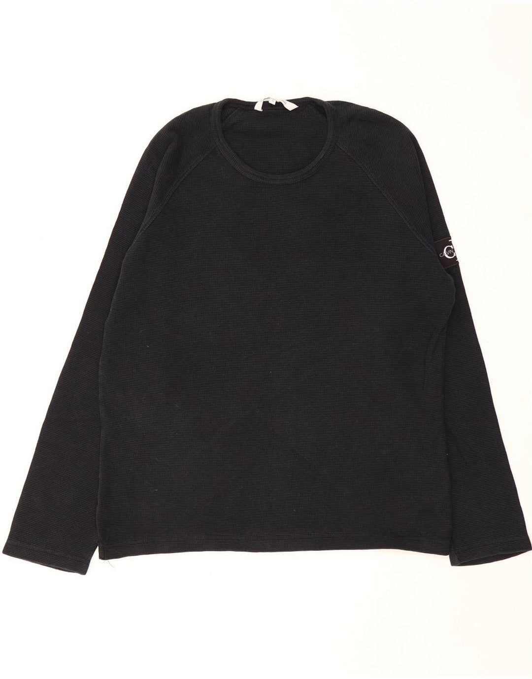 CALVIN KLEIN JEANS Haut Homme Manches Longues XL Noir