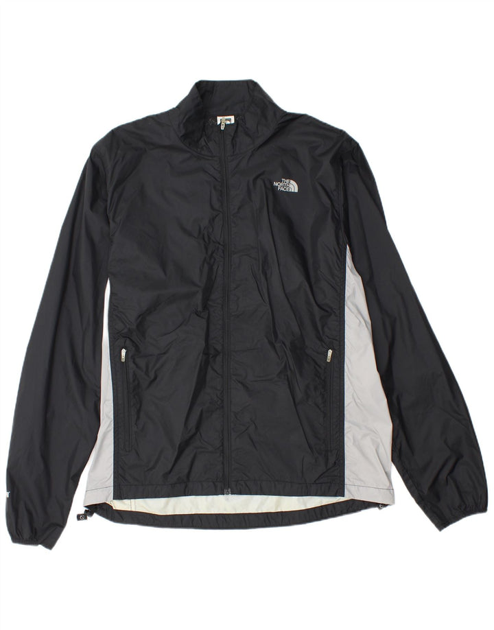 The North Face Veste de survêtement coupe-vent pour homme Taille L Noir Colorblock