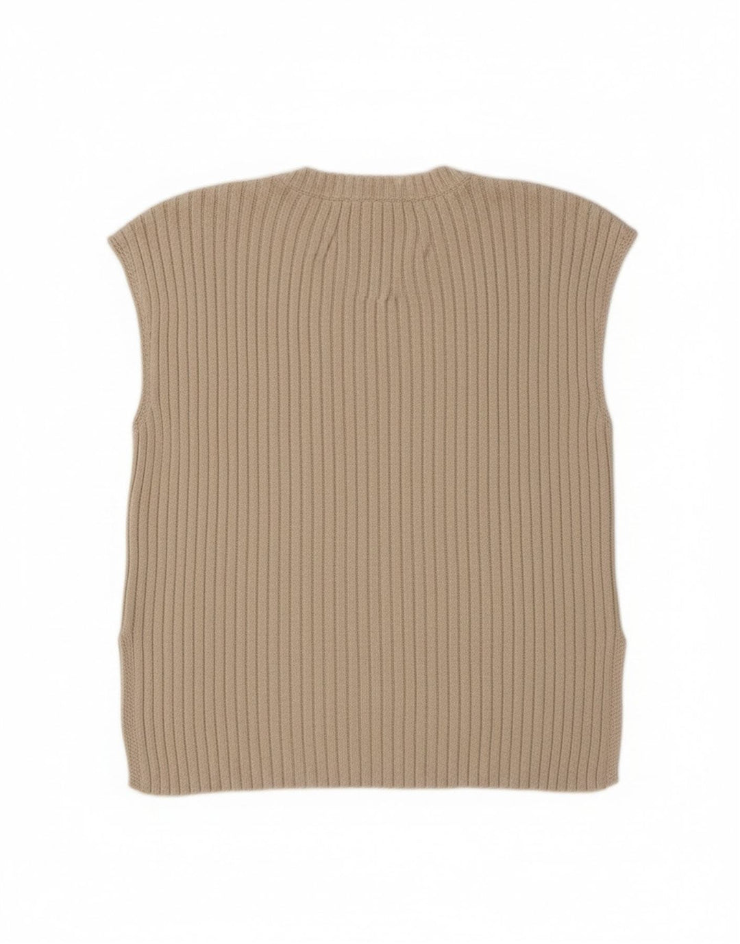 Zara Femme Débardeur UK 16 Large Beige Polyester