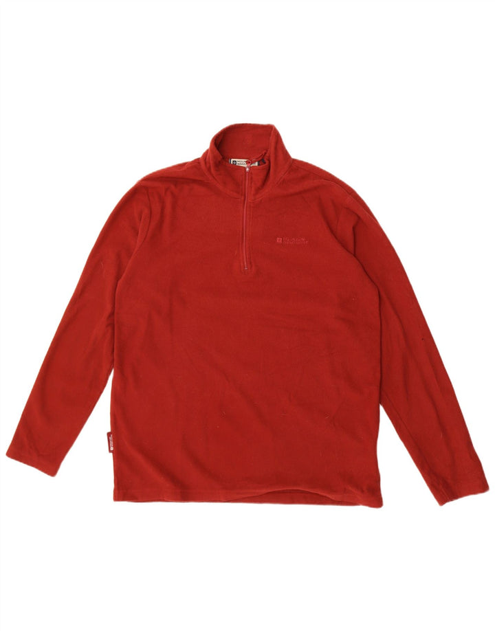 Mountain Warehouse Pull polaire à col zippé pour homme UK 12 Marron moyen