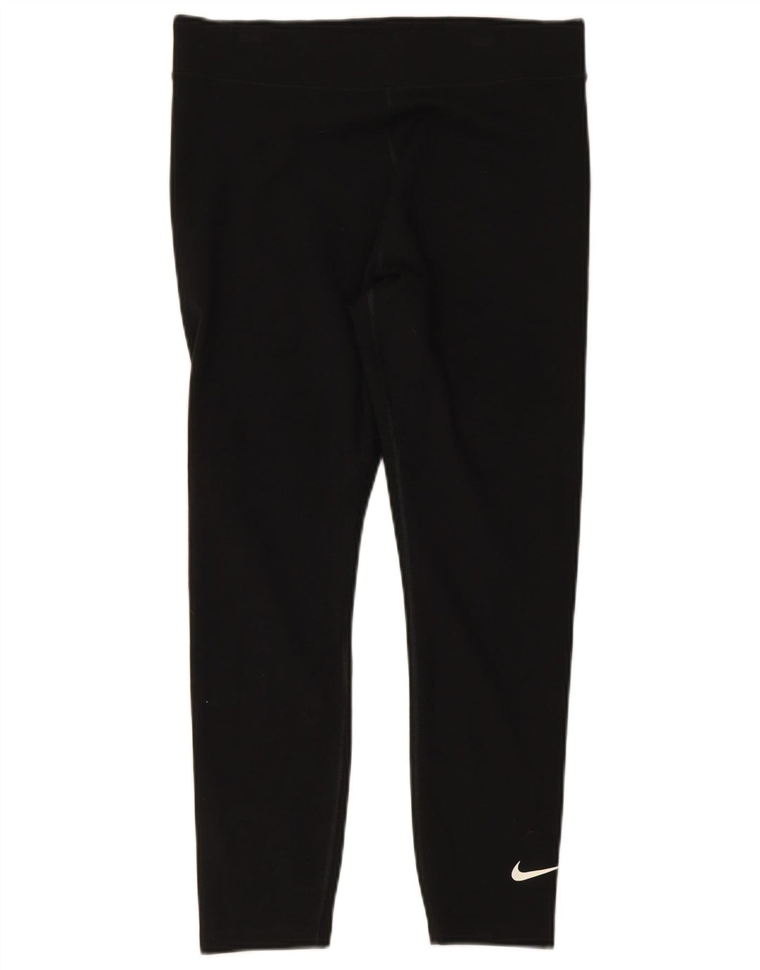 NIKE Leggings pour femmes UK 14 Grand coton noir