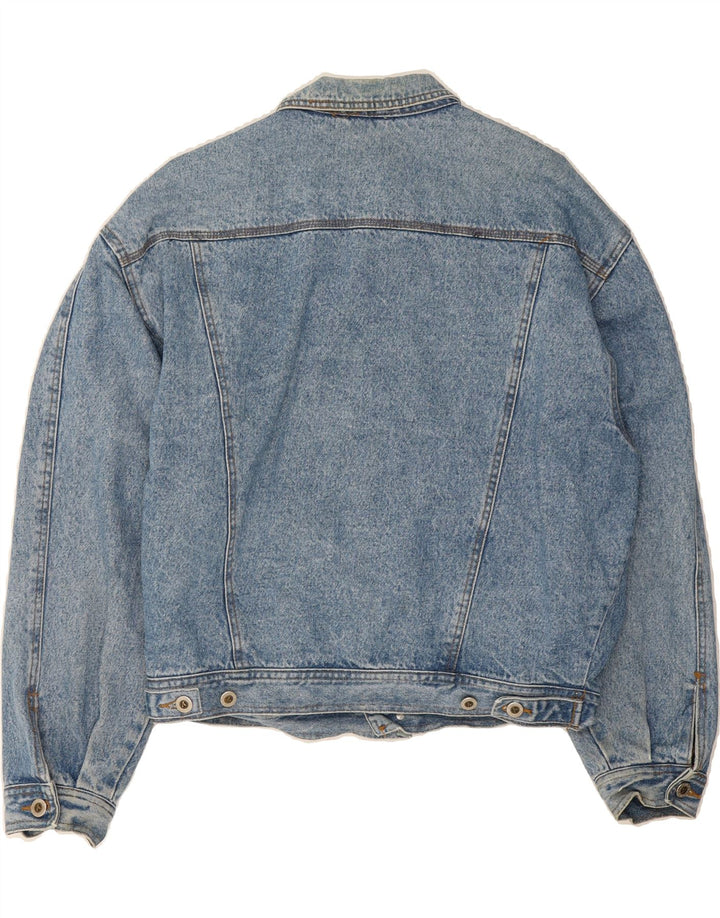 ONLYOU Womens Denim Jacket UK 16 Large Blue Cotton Vintage Onlyou and Second-Hand Onlyou from Messina Hembry 