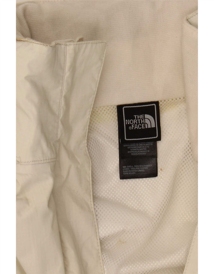 The North Face Veste de pluie à capuche pour femme UK 14 Medium White Nylon