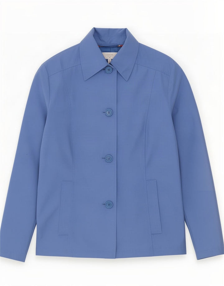 Marks & Spencer Veste Bomber Femme UK 14 Grand Bleu Polyester