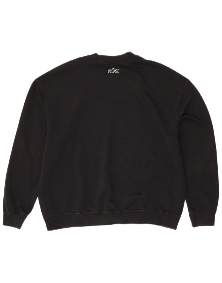 Nike Dri Fit Loose Fit Graphic Sweat-shirt pour homme Noir Taille S