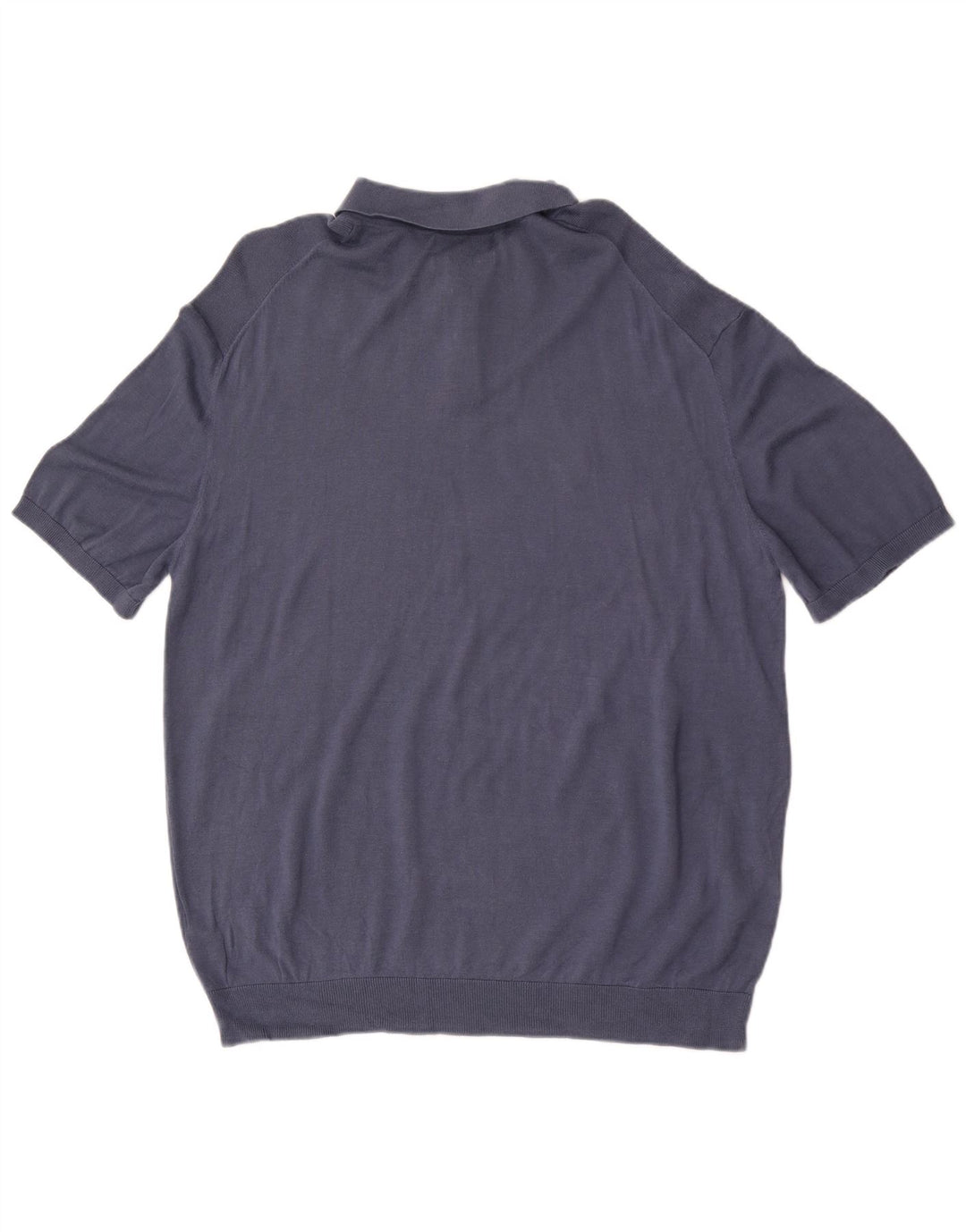 Marks & Spencer Pull à col polo pour homme 2XL Bleu Argyle/Diamant
