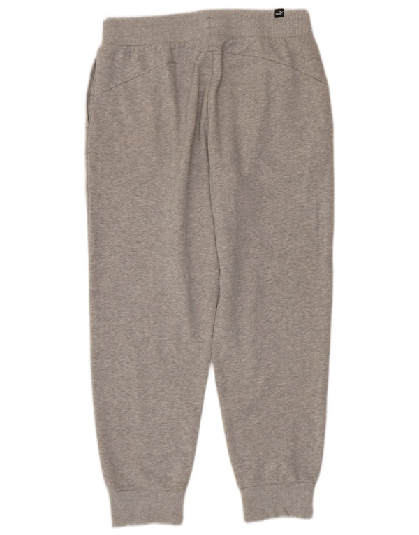 Puma Pantalon de survêtement pour femme Joggers UK 44 Gris moyen Coton
