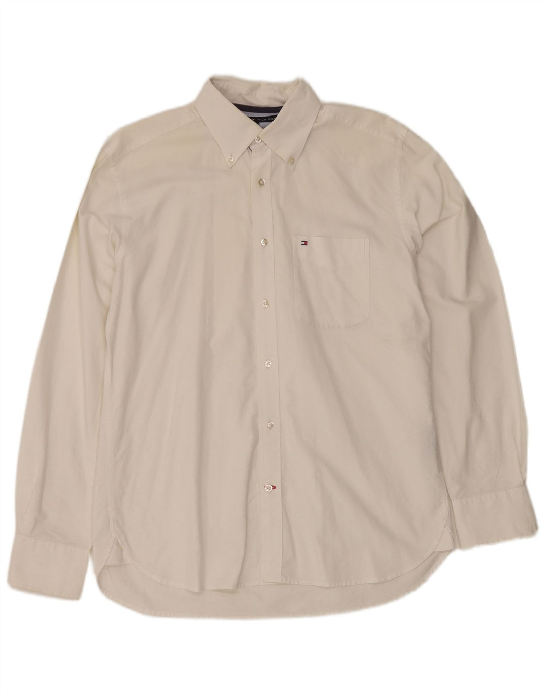 Tommy Hilfiger Chemise Homme Blanc Moyen Coton