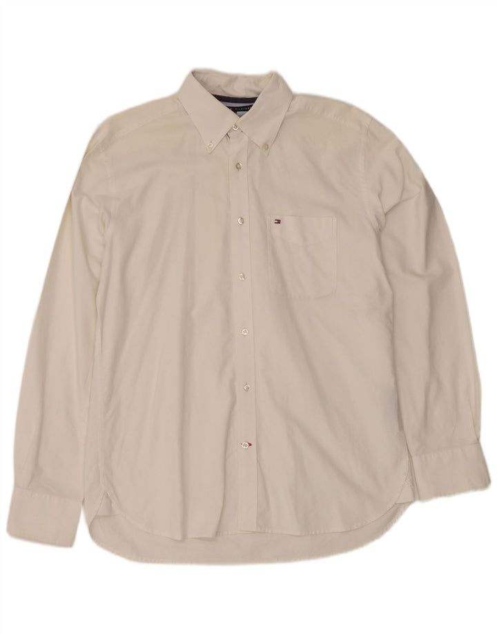 Tommy Hilfiger Chemise Homme Blanc Moyen Coton