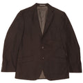 Marks & Spencer Veste blazer à 2 boutons pour homme UK 38 Noir moyen Polyester