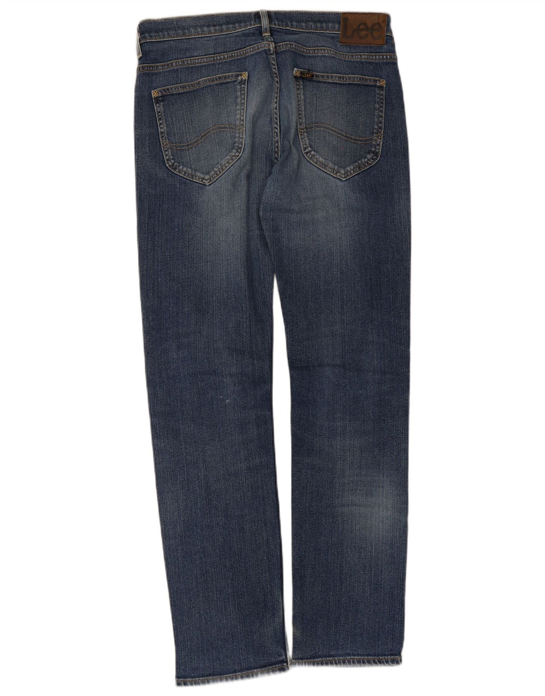 Lee Mens Powell Jean Slim en détresse W33 L34 Bleu Coton