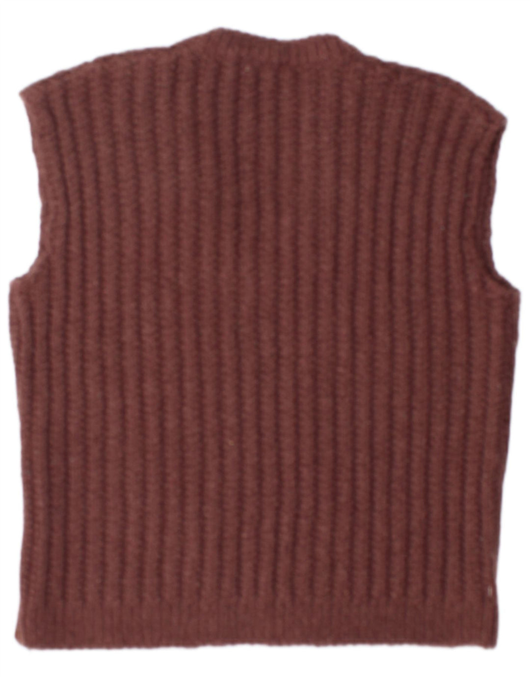 vintage Mens Vest Débardeur Grand Brun