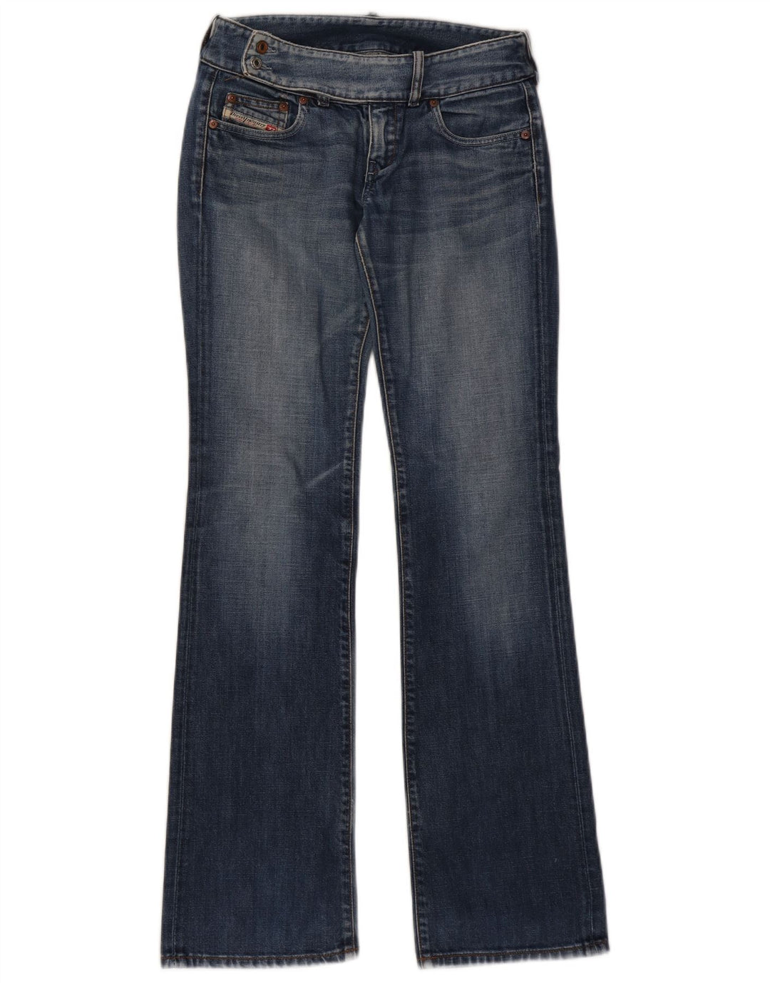 Jean Bootcut Femme Diesel W27 L33 Bleu Coton