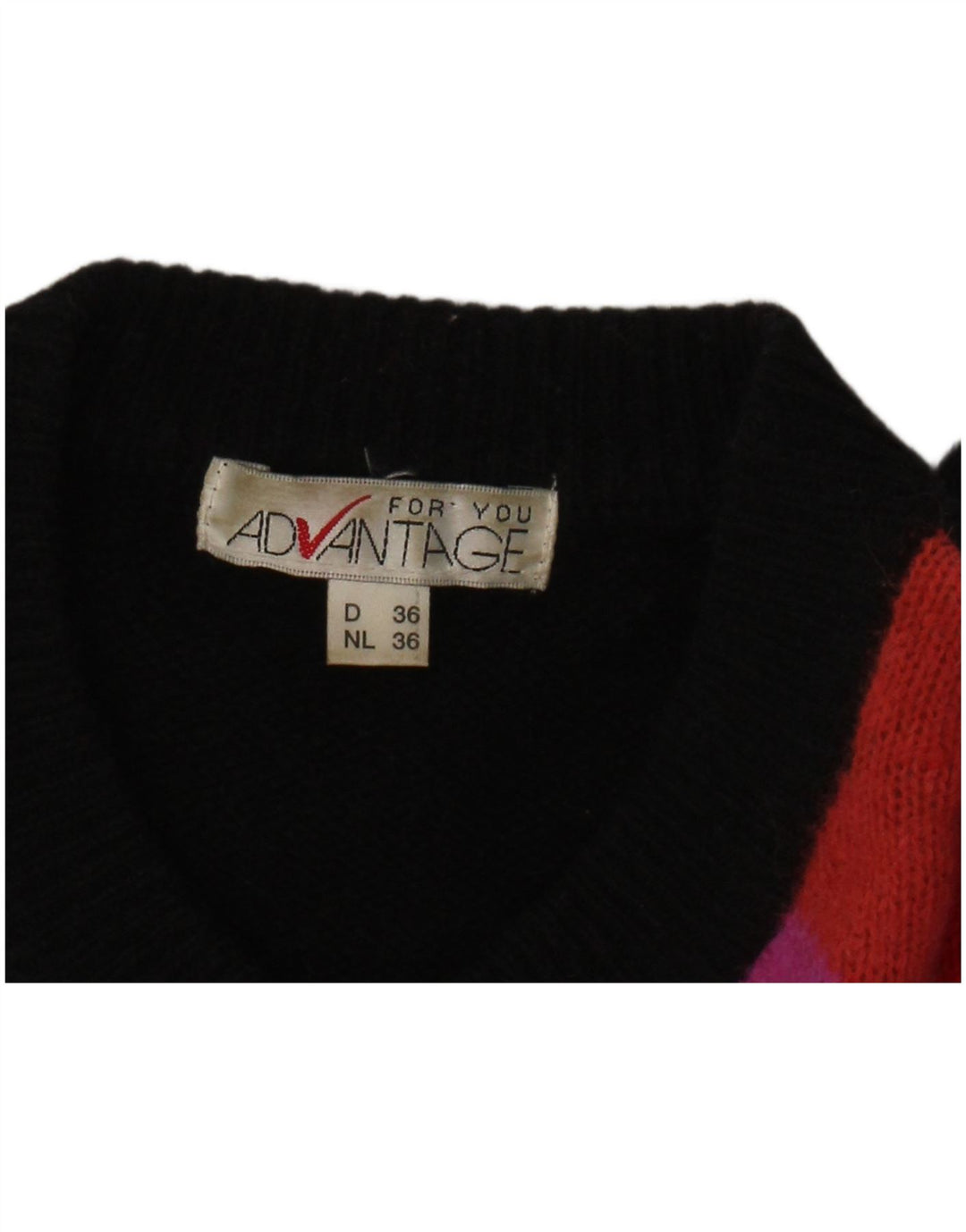 ADVANTAGE Pull Cardigan Oversize Femme EU 36 Petit Multicolore