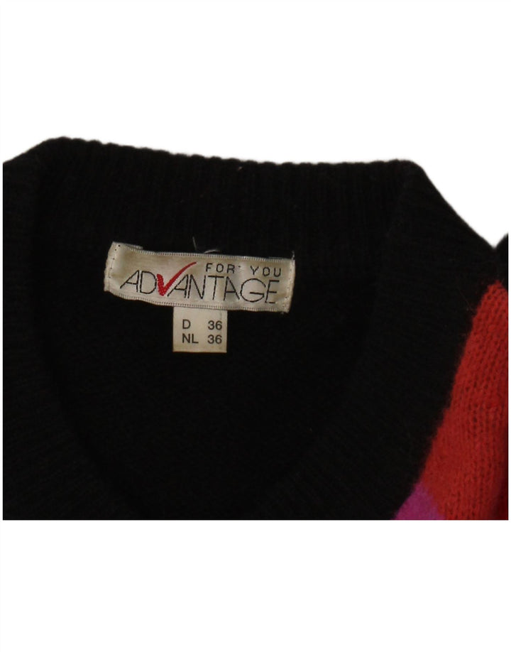 ADVANTAGE Pull Cardigan Oversize Femme EU 36 Petit Multicolore