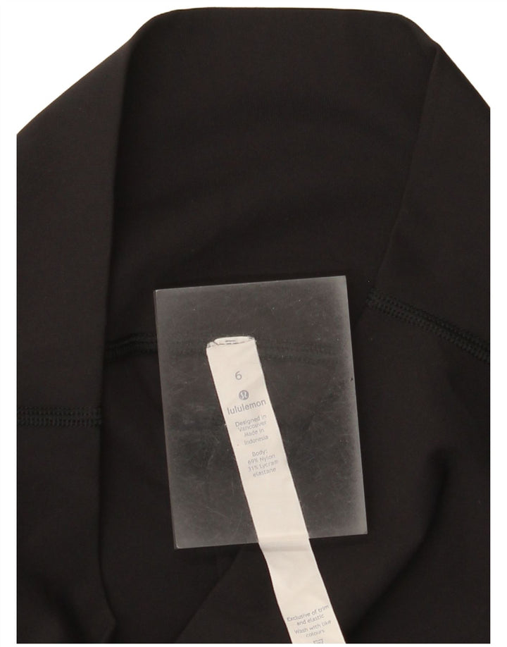 Lululemon Leggings Capri Femme US 6 Nylon Noir Moyen