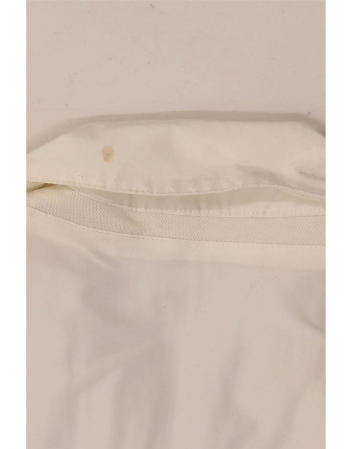 Geox Respira Caban Femme UK 14 Large Blanc Polyester