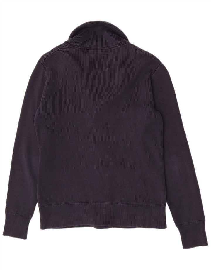 Sun68 Pull Cardigan Homme Petit Bleu Marine Coton