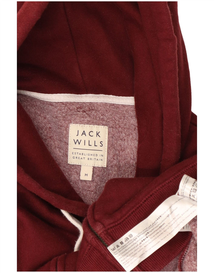 JACK WILLS Pull à capuche zippé pour homme en coton marron moyen