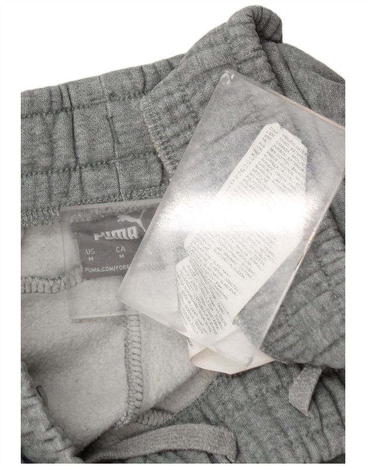 Puma Pantalon de Survêtement Joggers Homme Gris Moyen Coton