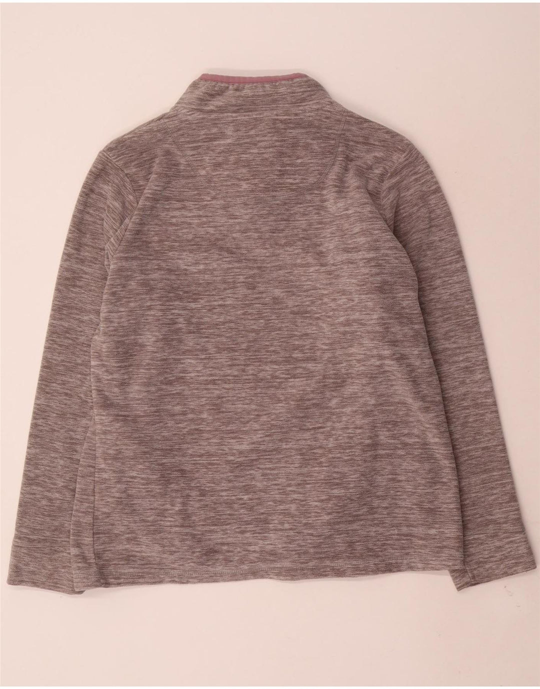 WEIRD FISH Pull polaire surdimensionné pour femme UK 16 Grand gris moucheté