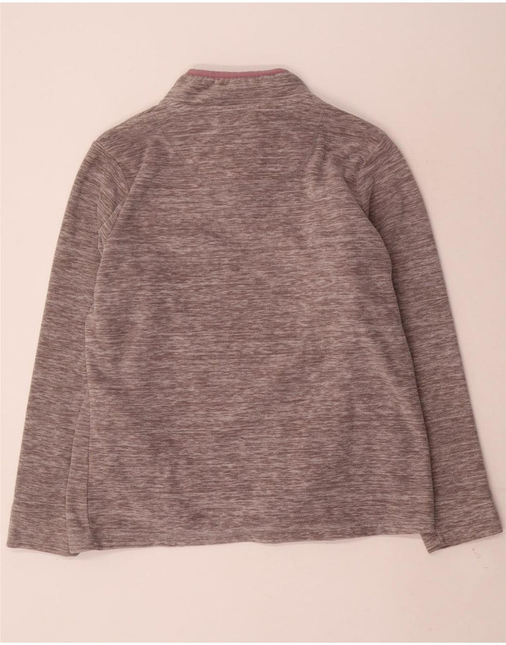 WEIRD FISH Pull polaire surdimensionné pour femme UK 16 Grand gris moucheté