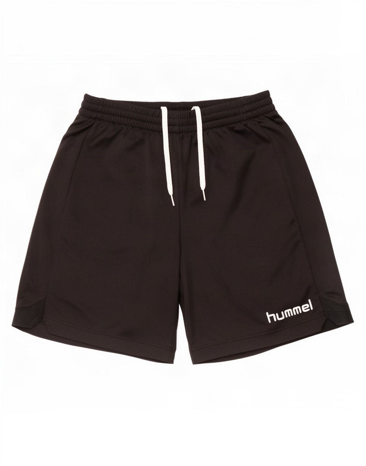 Hummel Short de Sport Graphique Homme Noir Moyen Polyester