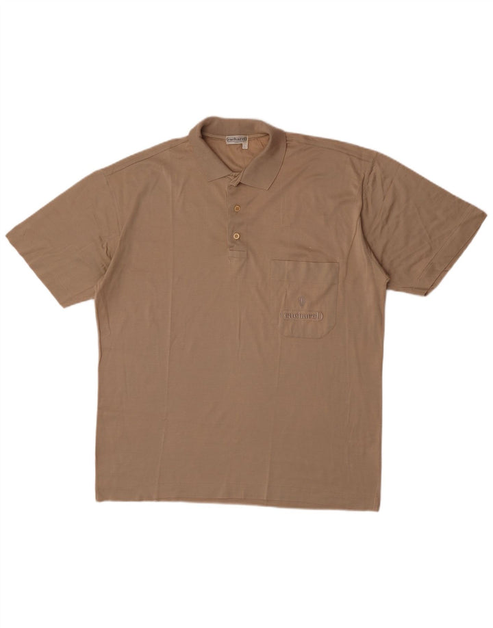 Cacharel Polo Homme Large Beige Coton
