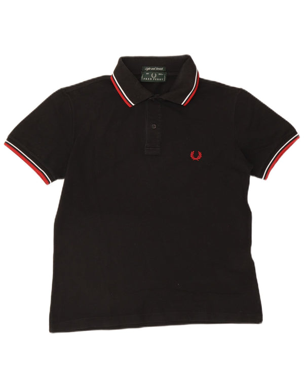 Fred Perry Polo Homme Petit Coton Rayé Noir