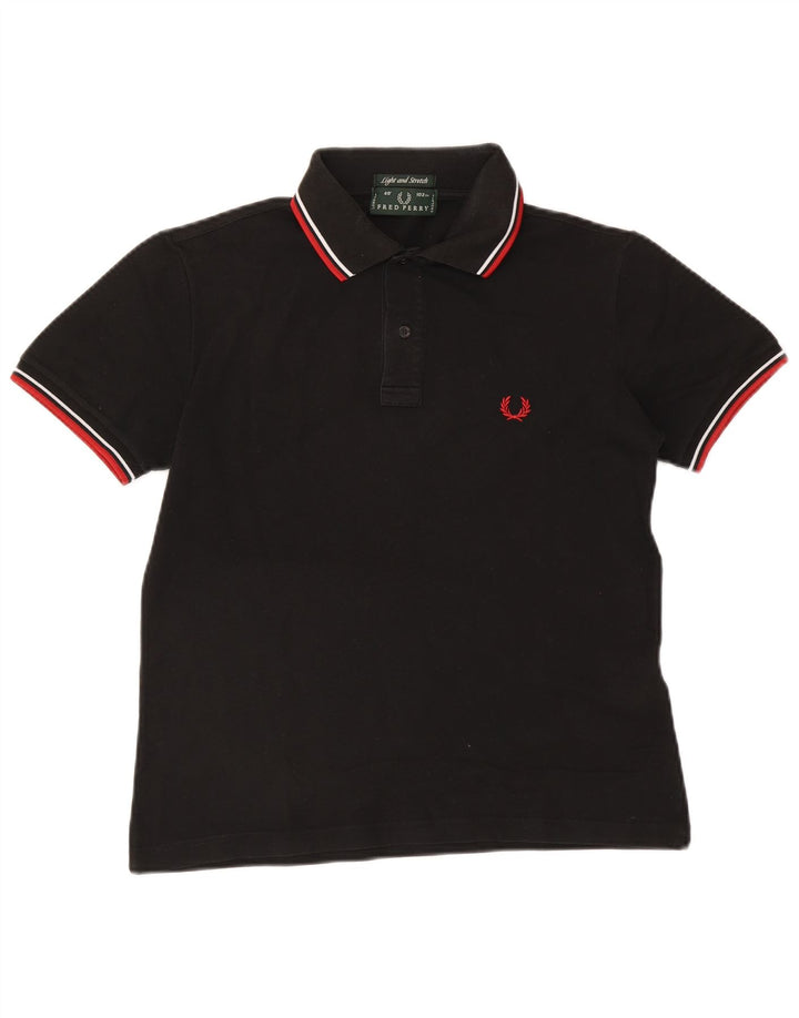 Fred Perry Polo Homme Petit Coton Rayé Noir