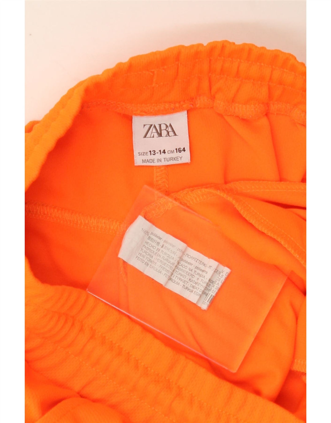ZARA Boys Sport Shorts 13-14 Years  Orange Polyester Vintage Zara and Second-Hand Zara from Messina Hembry 