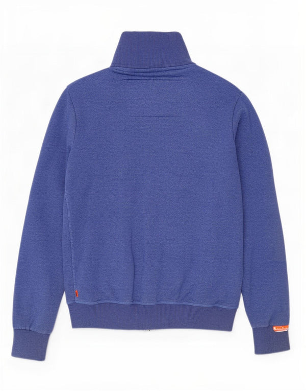 Superdry Veste de survêtement pour homme Petit Bleu Coton