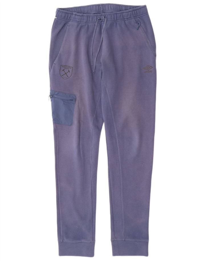 Umbro Pantalon de Survêtement Cargo Homme Joggers Large Bleu Coton