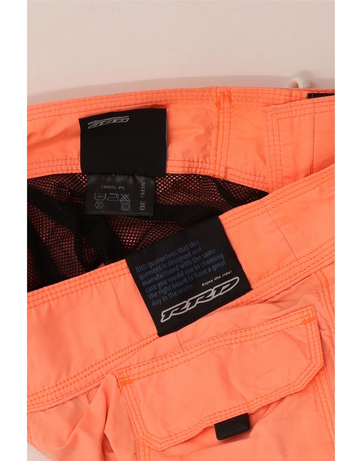 RRD Short de Bain Graphique Homme Orange Moyen Polyester