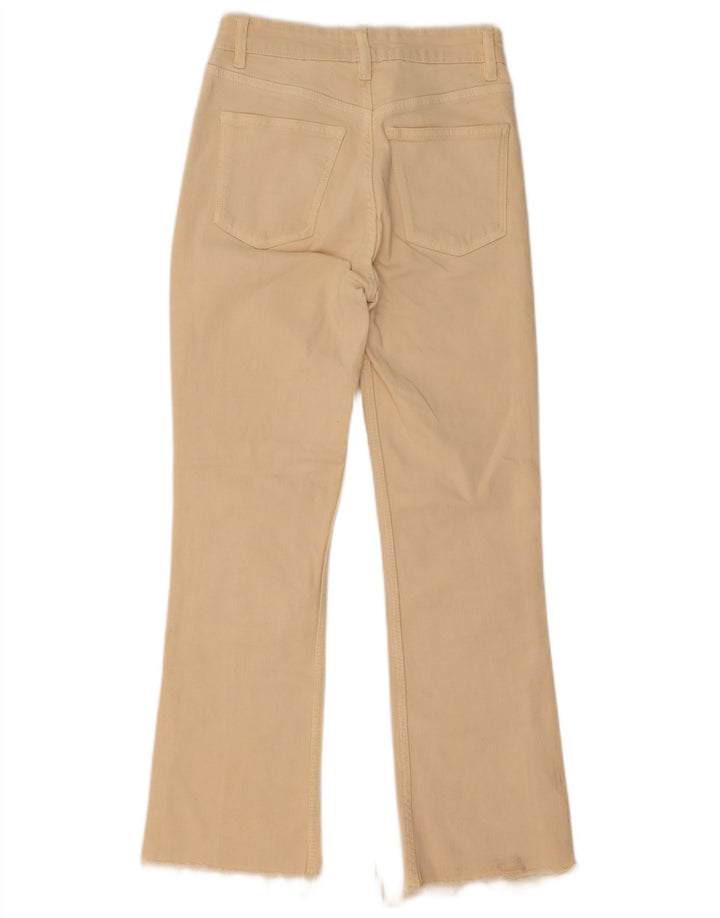 Zara Jean Bootcut Femme EU 34 2XS W24 L27 Beige