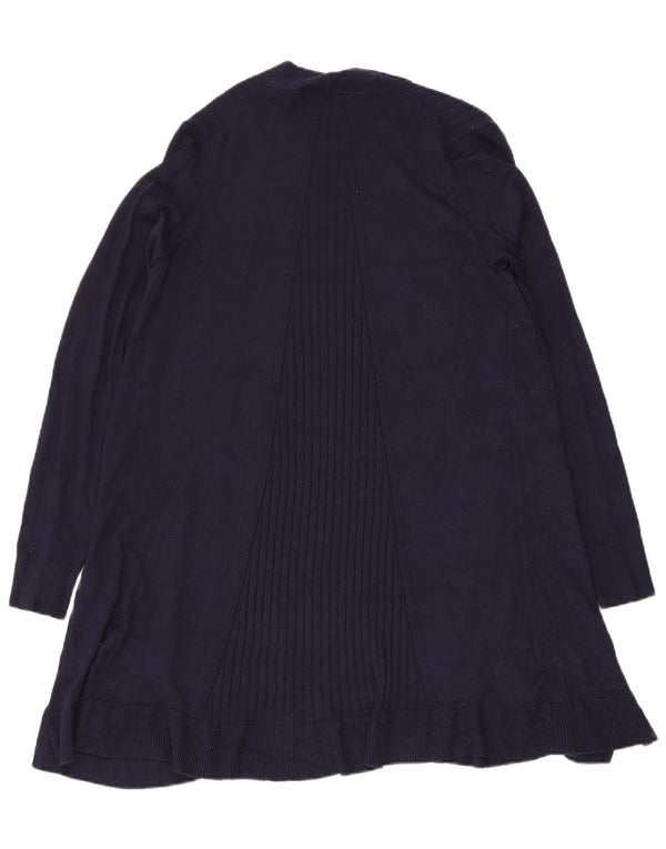 Marks & Spencer Pull cardigan ouvert long pour femme UK 10 Small Bleu marine