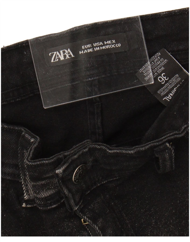 Zara Jean skinny vieilli W36 L25 pour homme en coton noir