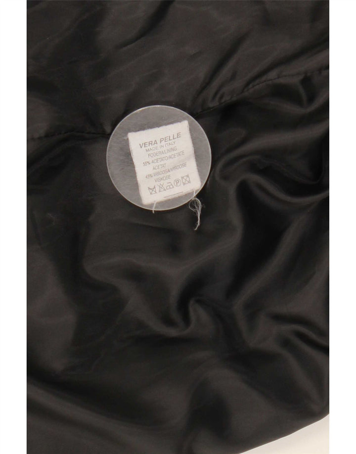 Veste en cuir homme vintage IT 52 XL Cuir noir