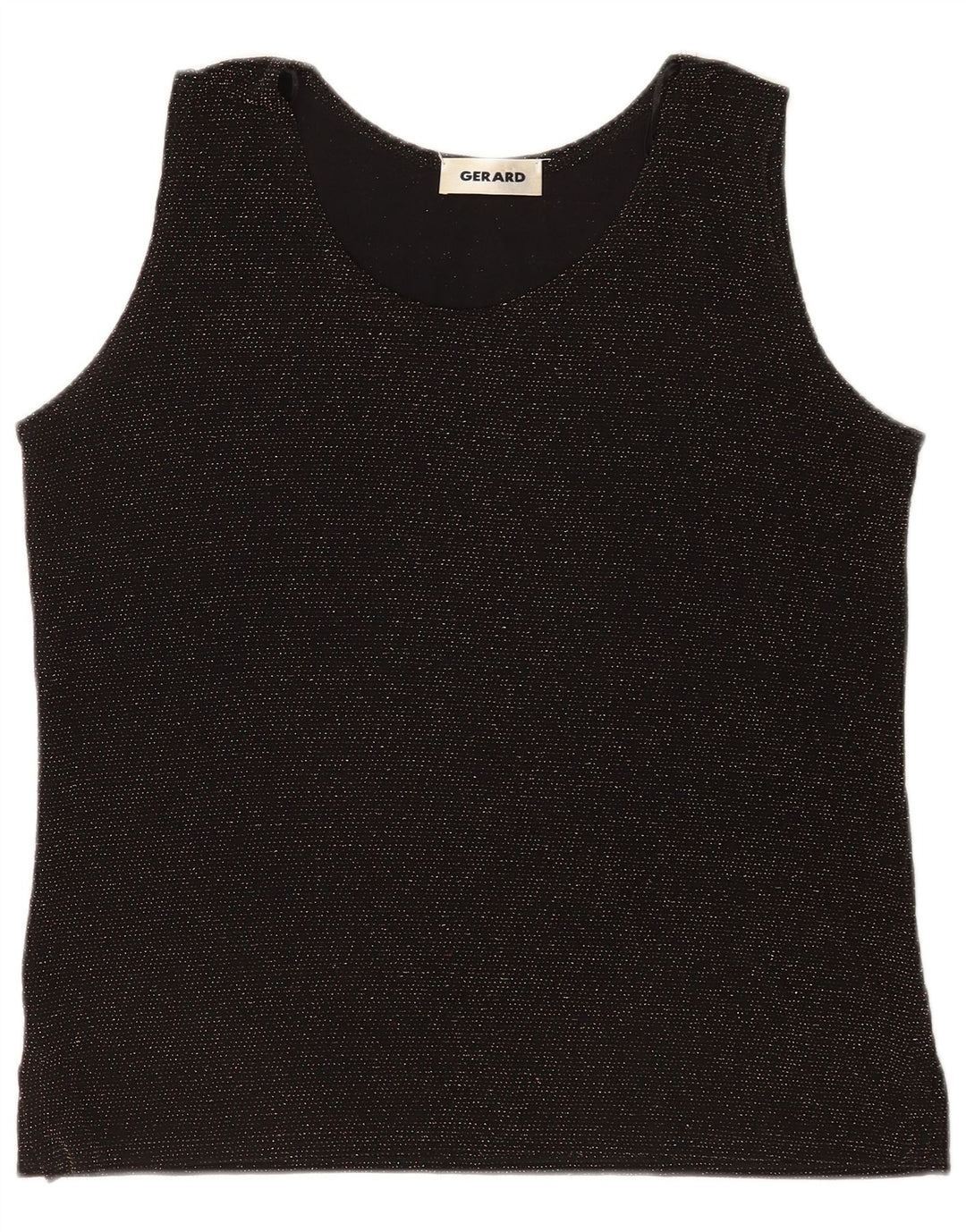 Gerard Chemisier sans manches pour femme UK 44 Medium Noir moucheté