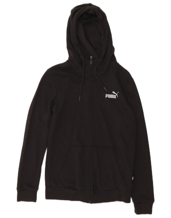 Puma Pull à capuche zippé pour femme UK 6 XS Noir
