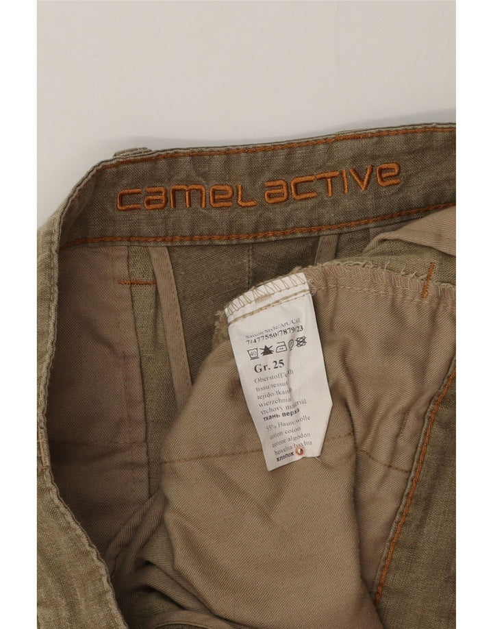 CAMEL ACTIVE Pantalon Chino Droit Homme W36 L27 Kaki Coton