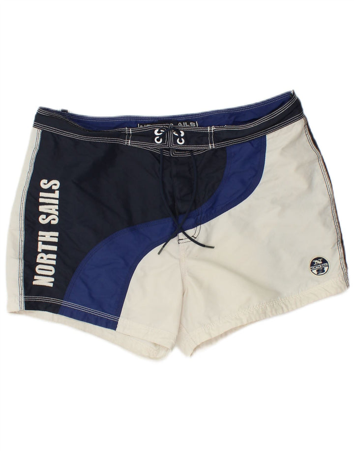 North Sails Short de Bain Graphique Homme Multicolore Colorblock Moyen