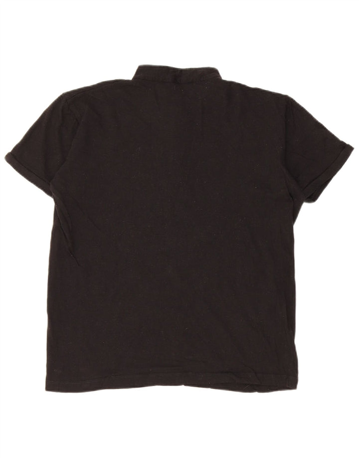 Trussardi Polo Graphique Femme UK 14 Medium Noir