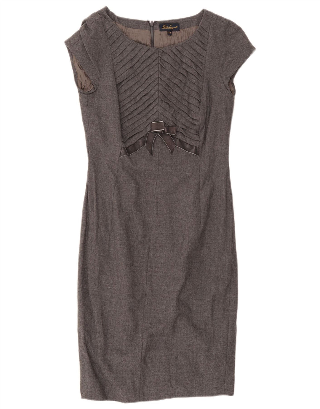 Luisa Spagnoli Robe Fourreau Femme IT 42 Gris Moyen