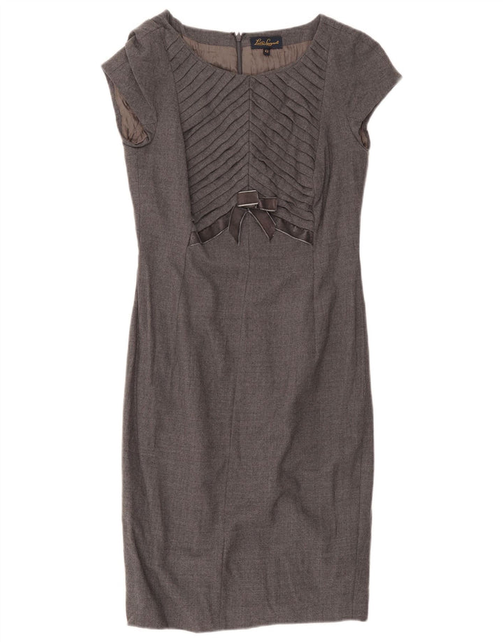 Luisa Spagnoli Robe Fourreau Femme IT 42 Gris Moyen