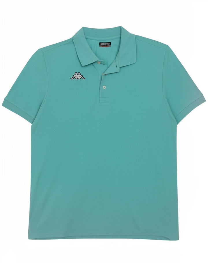 Kappa Polo Homme XL Turquoise Coton