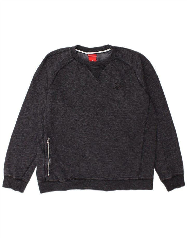 Sweat-shirt Nike Homme Gris Moyen Moucheté