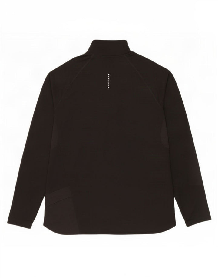 Puma Haut de survêtement à col zippé pour homme, grand, noir